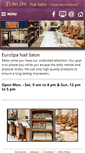 Mobile Screenshot of eurospanailsalon.com